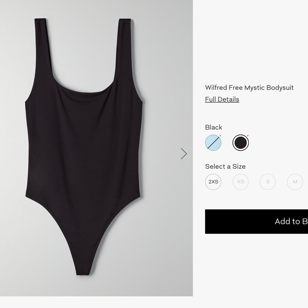 Light Pink Aritzia Bodysuit